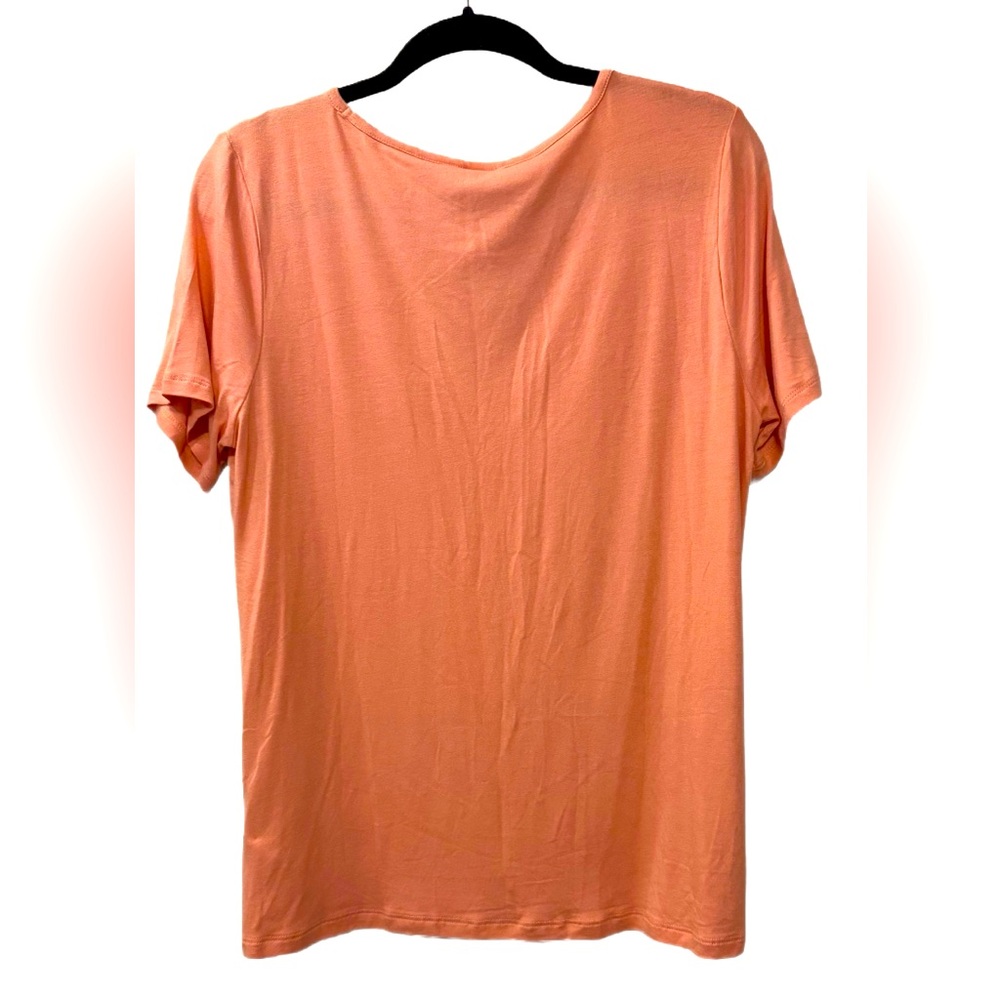 NWT Old Navy Luxe V-Neck T-Shirt, Size MT (8/10), Daybreak - Picture 4 of 5